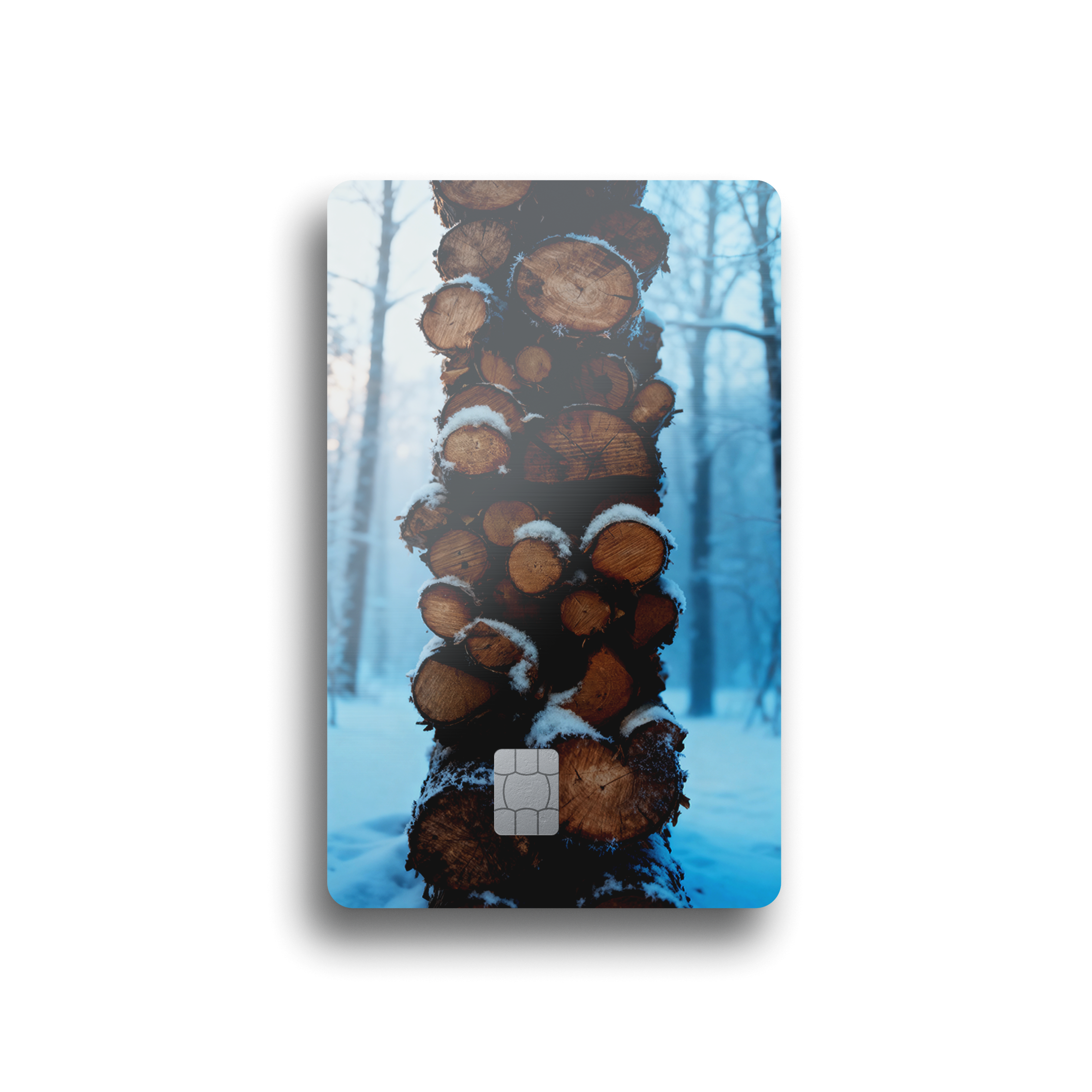 Snowy Firewood Card Skin
